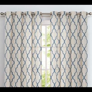 Moroccan print curtains ( set of 2)